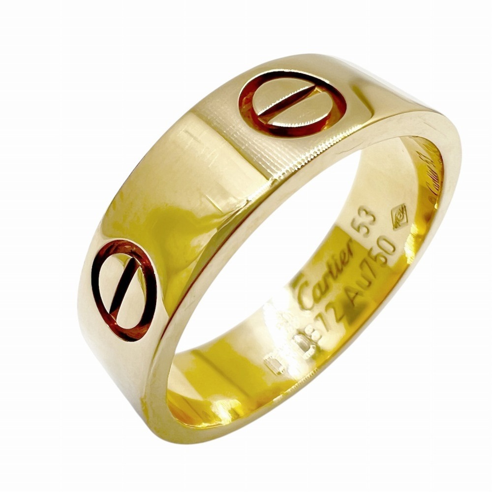 Cartier Love Ring K18yg #53 5.8g Au750 18 Women's Men… - Gem